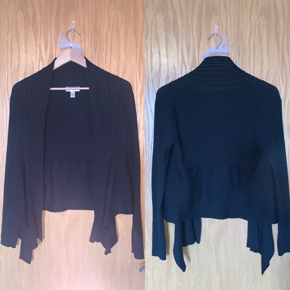 Black cardigan